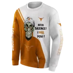 texas longhorns achmed skull orange hoodie best selling