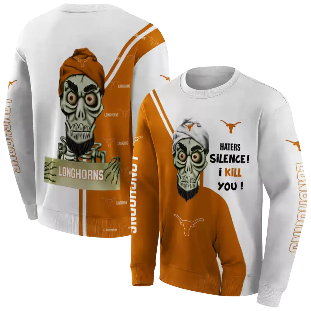 texas longhorns achmed skull orange hoodie premium grade texas longhorns achmed skull orange hoodie premium grade