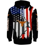 texas longhorns american pride black hoodie best selling