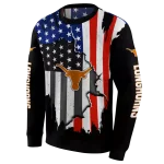 texas longhorns american pride black hoodie best selling