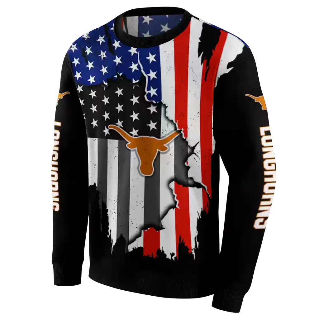 texas longhorns american pride black hoodie new arrival texas longhorns american pride black hoodie new arrival
