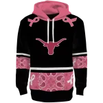 texas longhorns awareness ribbon black pink hoodie best selling