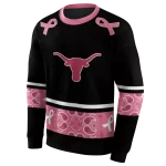 texas longhorns awareness ribbon black pink hoodie best selling