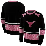 texas longhorns awareness ribbon black pink hoodie best selling
