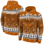 texas longhorns christmas trees orange hoodie best selling