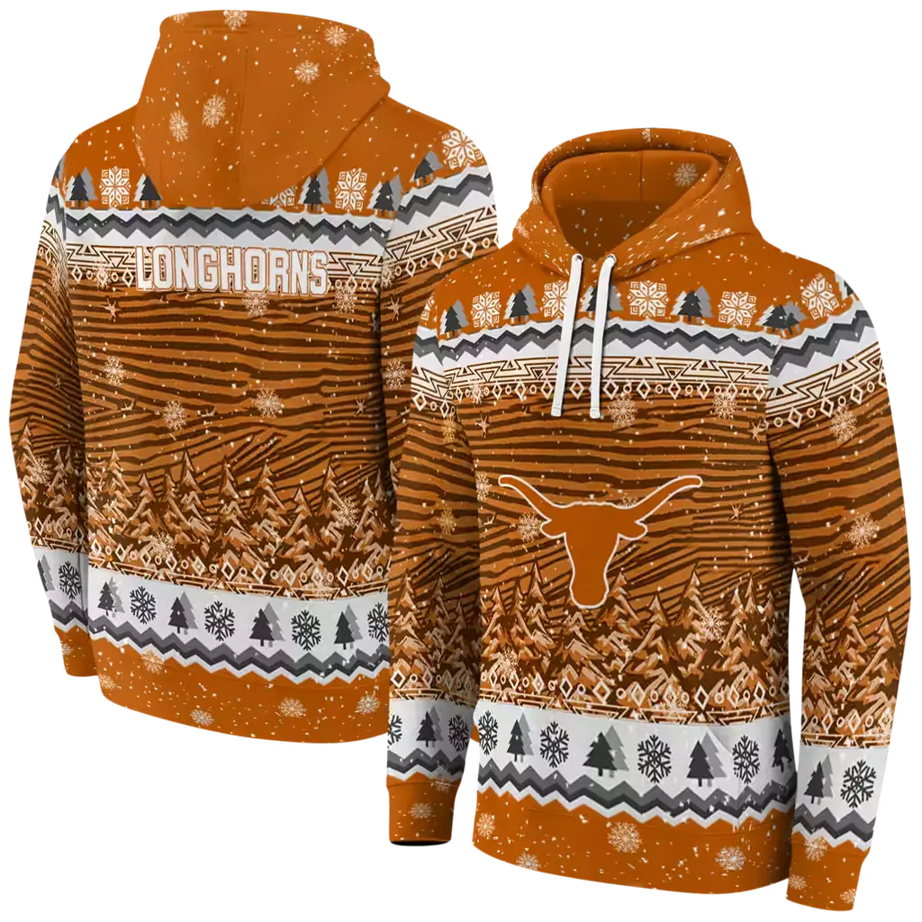 texas longhorns christmas trees orange hoodie fashion forward texas longhorns christmas trees orange hoodie fashion forward