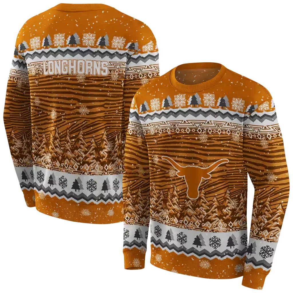 texas longhorns christmas trees orange hoodie premium grade texas longhorns christmas trees orange hoodie premium grade
