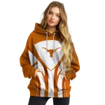 texas longhorns concentric lines orange black hoodie best selling