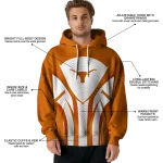 texas longhorns concentric lines orange black hoodie best selling