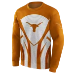 texas longhorns concentric lines orange black hoodie best selling