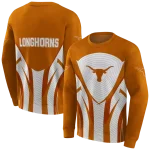 texas longhorns concentric lines orange black hoodie best selling