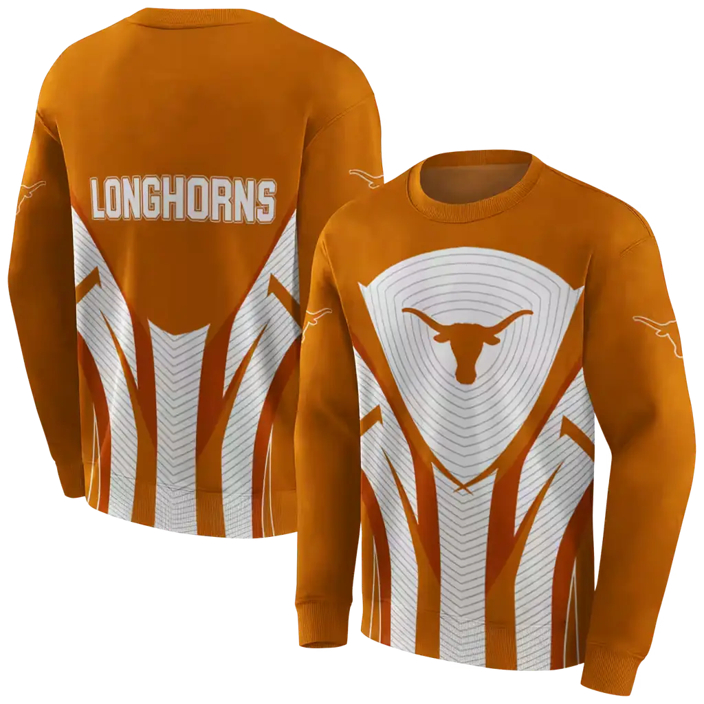 texas longhorns concentric lines orange black hoodie premium grade texas longhorns concentric lines orange black hoodie premium grade