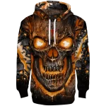 texas longhorns demonic skull orange black hoodie best selling