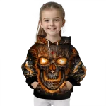 texas longhorns demonic skull orange black hoodie best selling