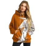 texas longhorns dynamic slash orange white hoodie best selling