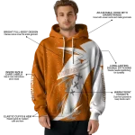texas longhorns dynamic slash orange white hoodie best selling