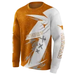 texas longhorns dynamic slash orange white hoodie best selling