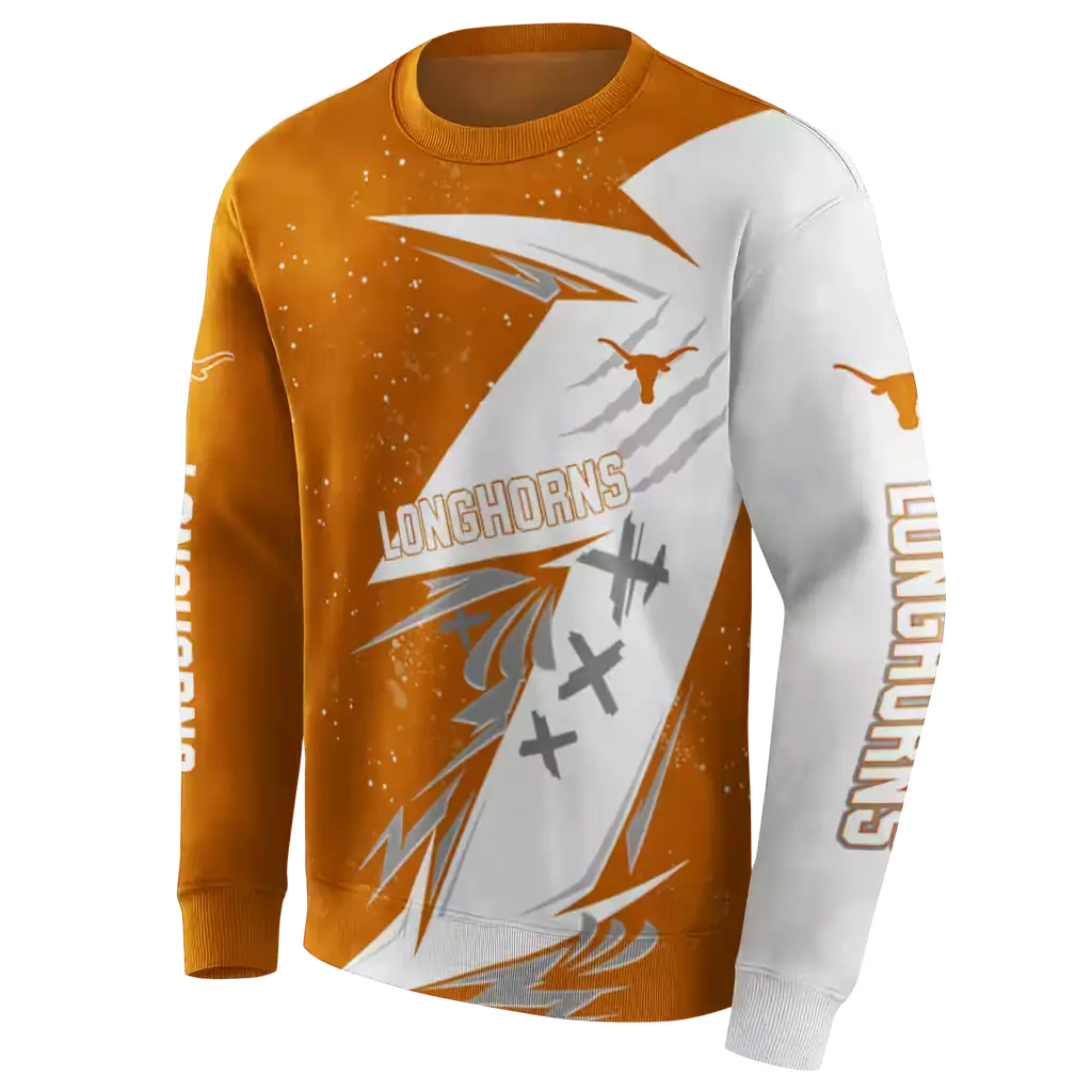 texas longhorns dynamic slash orange white hoodie new arrival texas longhorns dynamic slash orange white hoodie new arrival