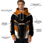 texas longhorns futuristic pattern orange black hoodie best selling