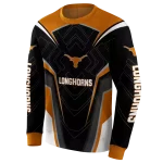 texas longhorns futuristic pattern orange black hoodie best selling