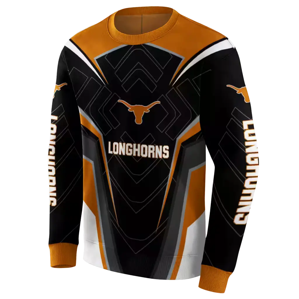 texas longhorns futuristic pattern orange black hoodie new arrival texas longhorns futuristic pattern orange black hoodie new arrival