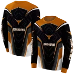 texas longhorns futuristic pattern orange black hoodie best selling