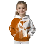 texas longhorns graphic punisher orange white hoodie best selling