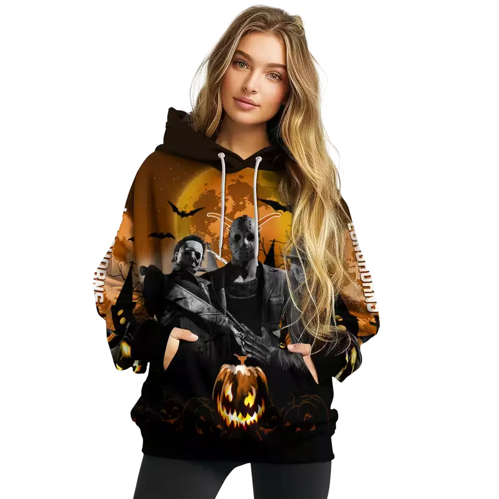 texas longhorns halloween vibes orange black hoodie high quality texas longhorns halloween vibes orange black hoodie high quality
