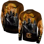 texas longhorns halloween vibes orange black hoodie best selling