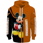texas longhorns mickey mouse orange black hoodie best selling