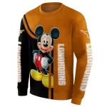 texas longhorns mickey mouse orange black hoodie best selling