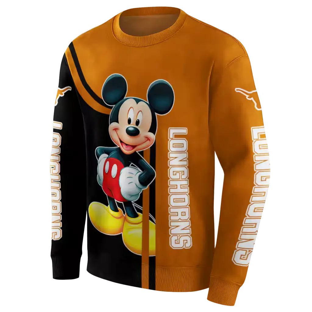 texas longhorns mickey mouse orange black hoodie new arrival texas longhorns mickey mouse orange black hoodie new arrival