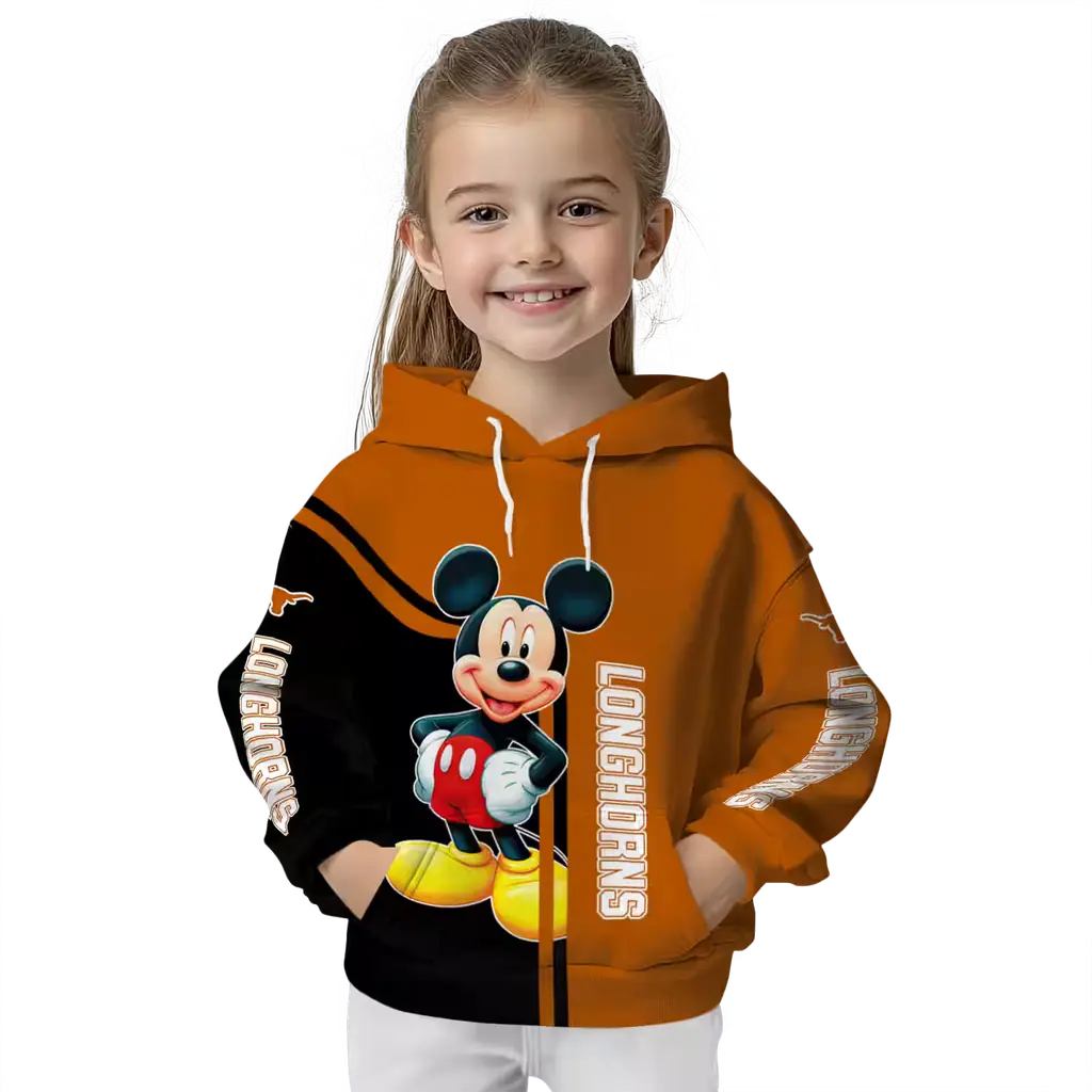 texas longhorns mickey mouse orange black hoodie top rated texas longhorns mickey mouse orange black hoodie top rated