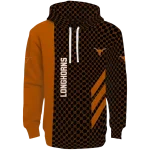 texas longhorns monogram pattern orange hoodie best selling