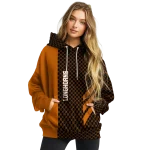 texas longhorns monogram pattern orange hoodie best selling