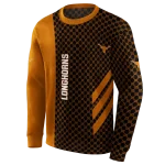 texas longhorns monogram pattern orange hoodie best selling