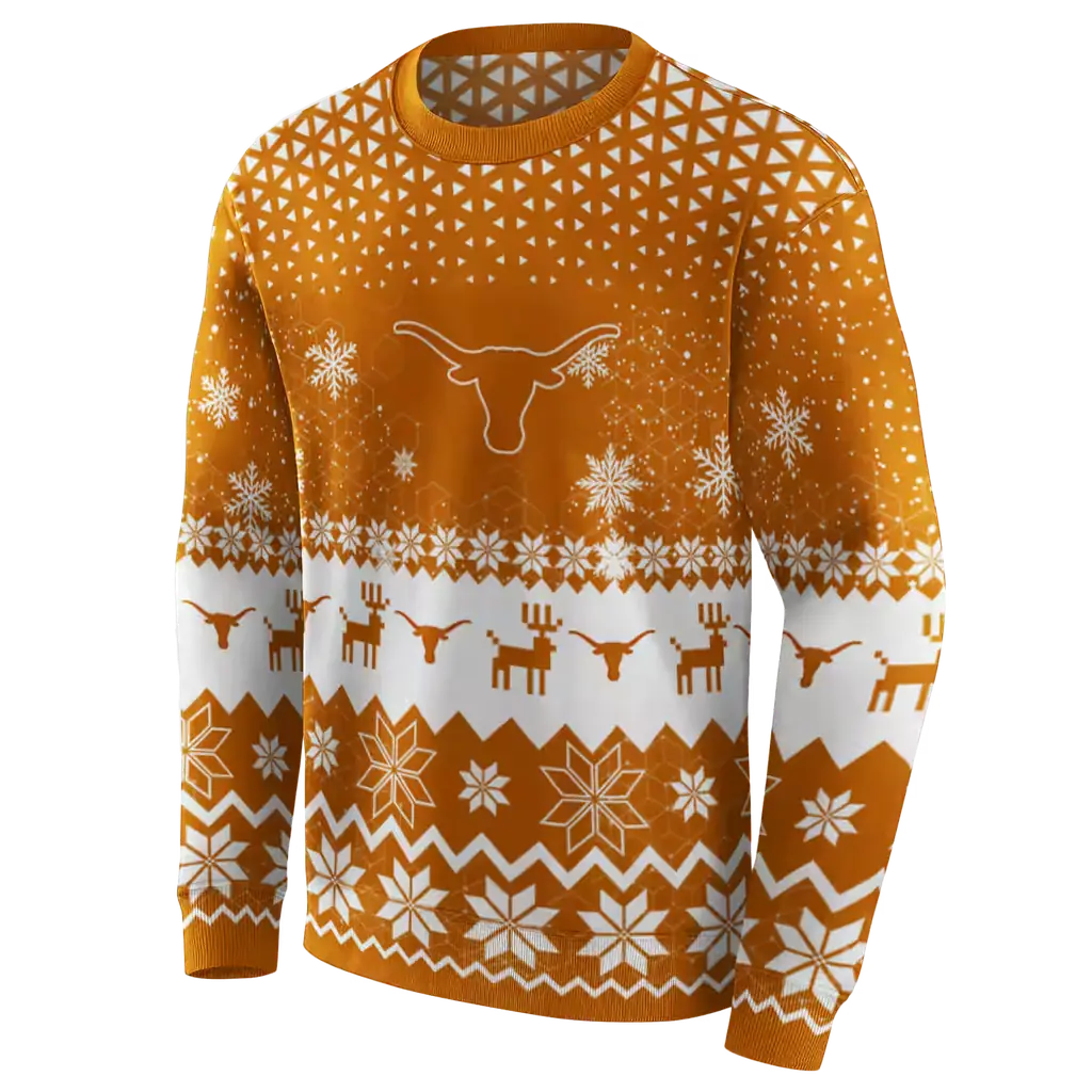 texas longhorns reindeer motif orange hoodie new arrival texas longhorns reindeer motif orange hoodie new arrival