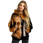 texas longhorns skull motif orange black hoodie best selling