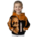 texas longhorns skull motif orange black hoodie best selling