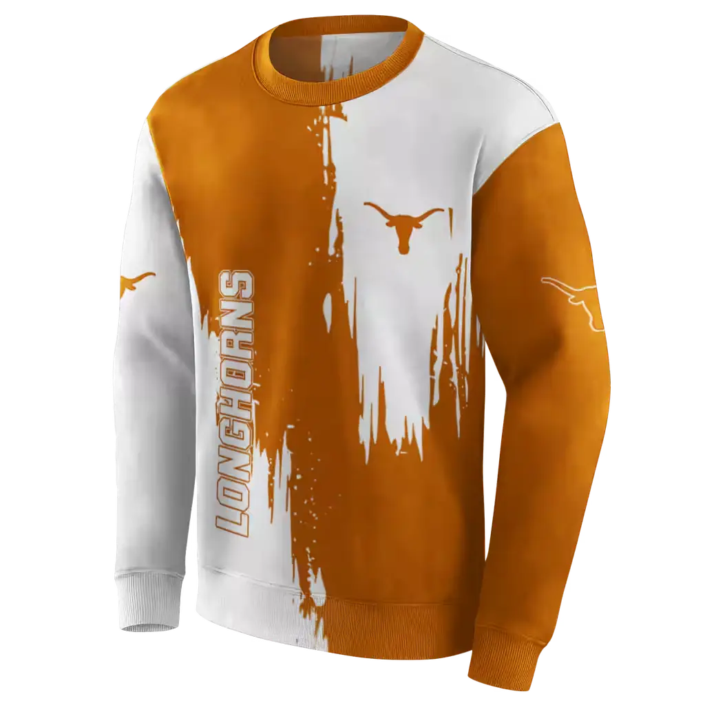 texas longhorns splatter effect orange hoodie new arrival texas longhorns splatter effect orange hoodie new arrival