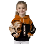 texas longhorns sugar skull orange black hoodie best selling