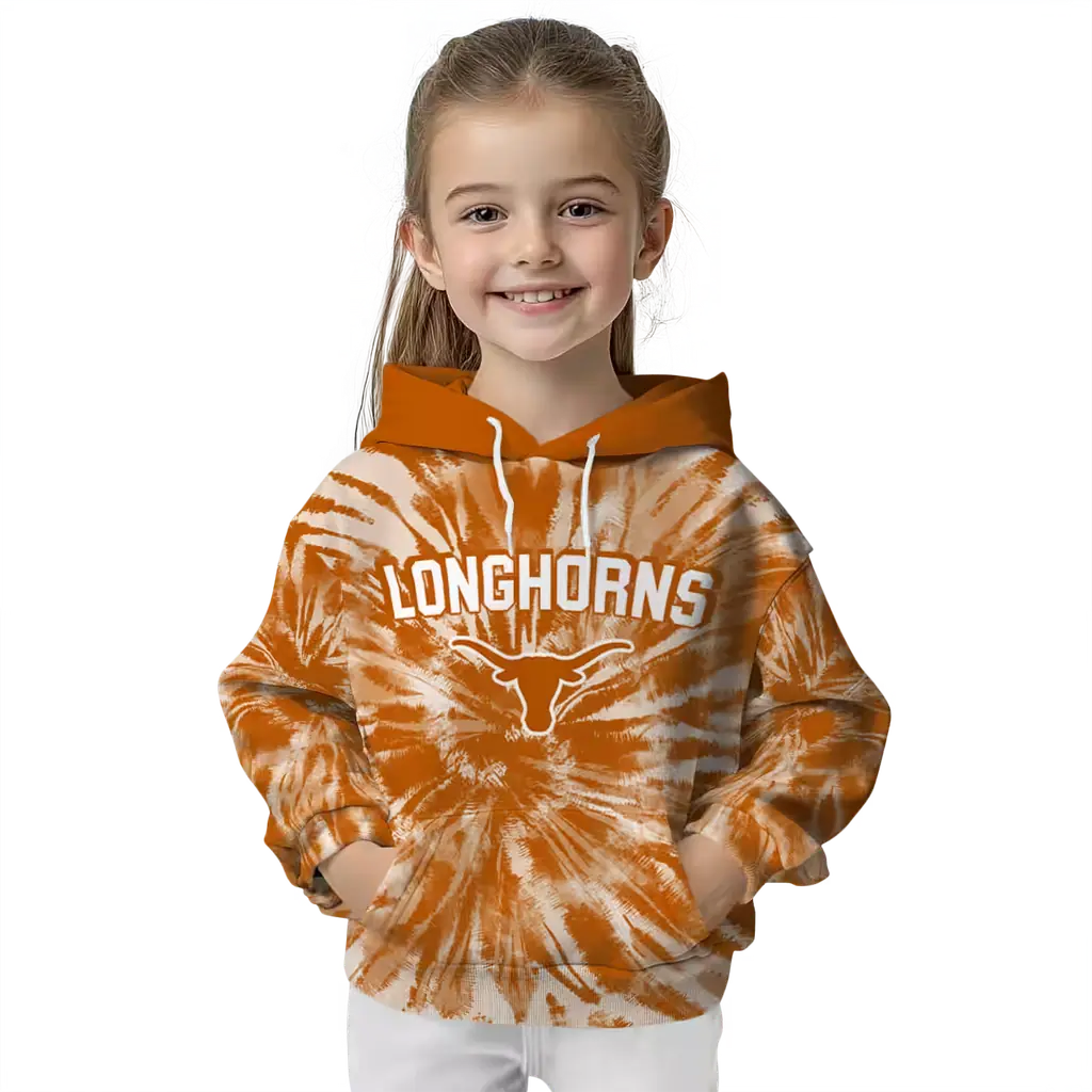 texas longhorns tie dye pattern orange hoodie top rated texas longhorns tie dye pattern orange hoodie top rated