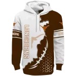 texas longhorns triangular pattern orange white hoodie best selling