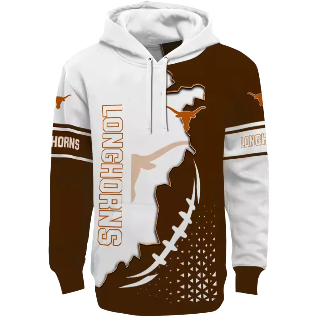 texas longhorns triangular pattern orange white hoodie best selling texas longhorns triangular pattern orange white hoodie best selling