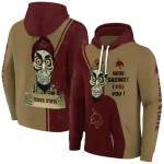 texas state bobcats achmed skull maroon hoodie best selling