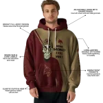 texas state bobcats achmed skull maroon hoodie best selling