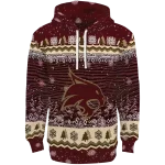 texas state bobcats christmas trees maroon hoodie best selling