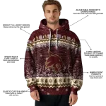 texas state bobcats christmas trees maroon hoodie best selling