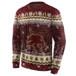 texas state bobcats christmas trees maroon hoodie best selling