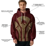 texas state bobcats concentric lines maroon black hoodie best selling